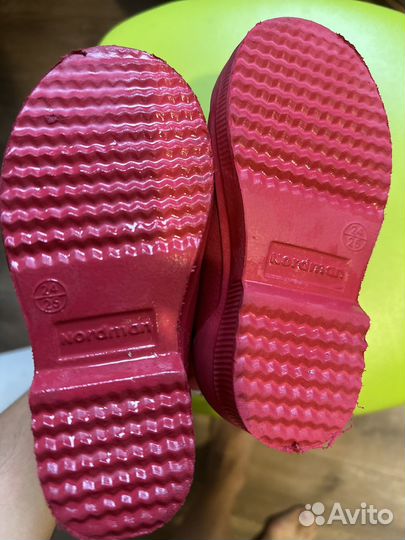 Резиновые сапожки kitty 22 и nordman 24-25