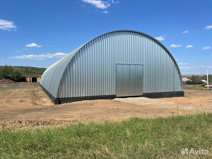 Строительство каркасных и бескаркасных ангаров