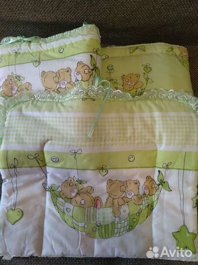 Бортики в детскую кроватку