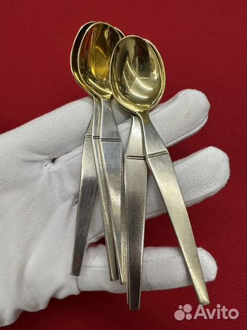 Набор серебряных кофейных ложек, 875 пробы купить в Москве | Товары для ...