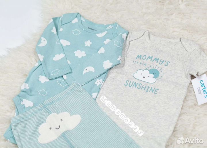Новый набор тройка из США Carters 6m