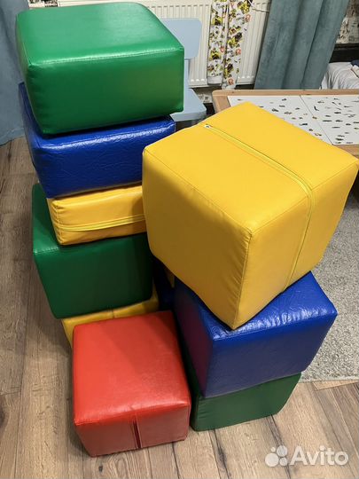 Мягкие игровые модули Кубики