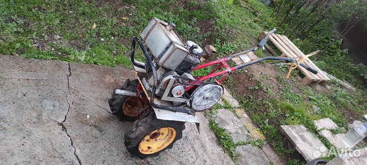 Мотоблок с прицепом