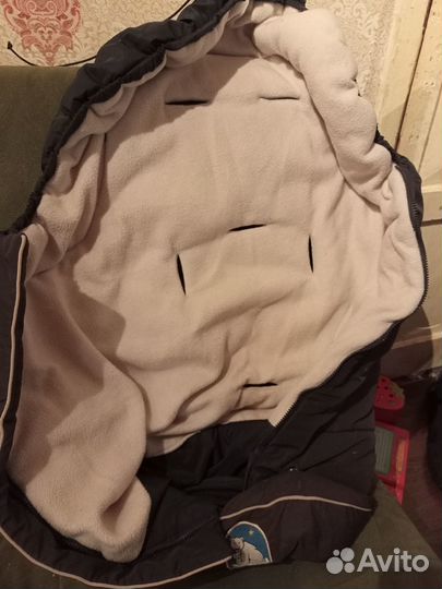 Зимний конверт в коляску