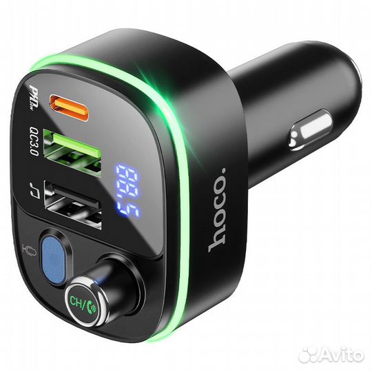 FM трансмиттер bluetooth модулятор USB QC3.0 + PD