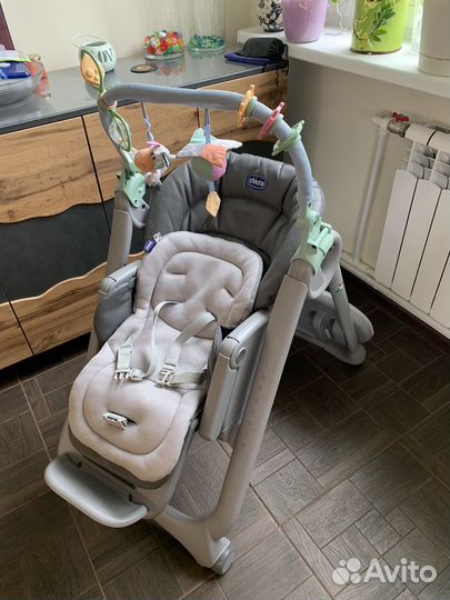 Стул для кормления chicco polly magic relax