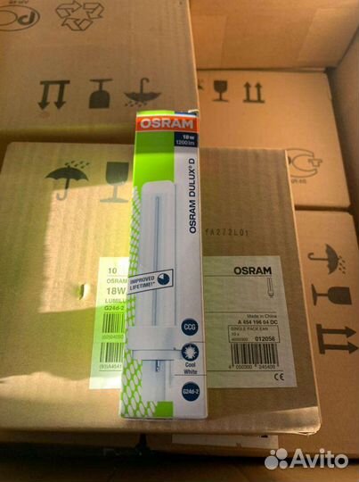 Лампа люминесцентная Osram Dulux d 18W/840