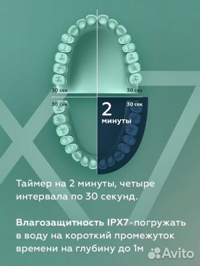 Зубная щетка электрическая ультразвуковая