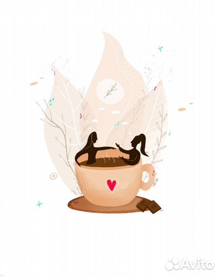 Арт, иллюстрация на заказ в моём стиле