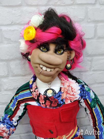 Интерьерная кукла ручной работы