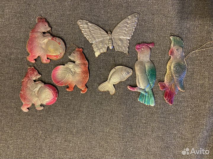 Винтажные новогодние украшения