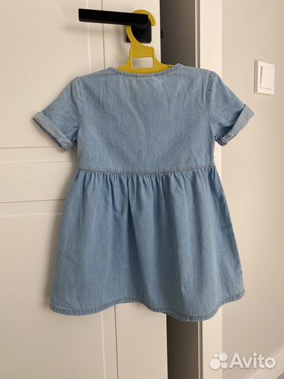 Джинсовое платье для девочки 98