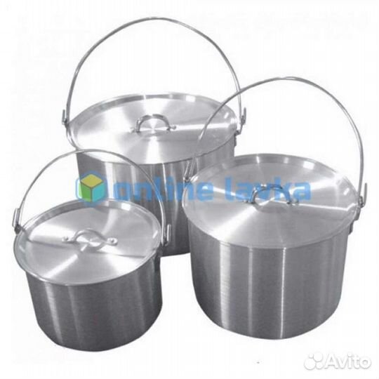 Набор котлов алюминиевых с крышкой Tramp TRC-086 4