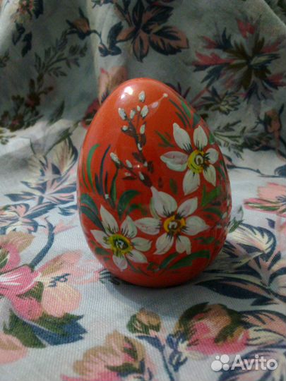 Декоративная фигурка пасхальное яйцо