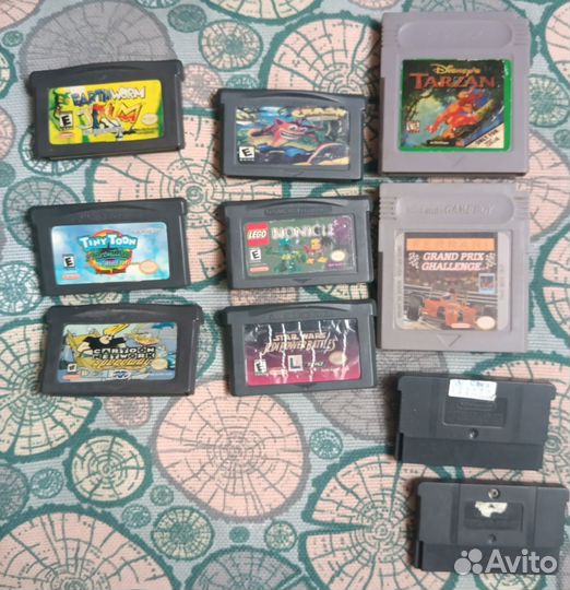 Картриджи game boy advance