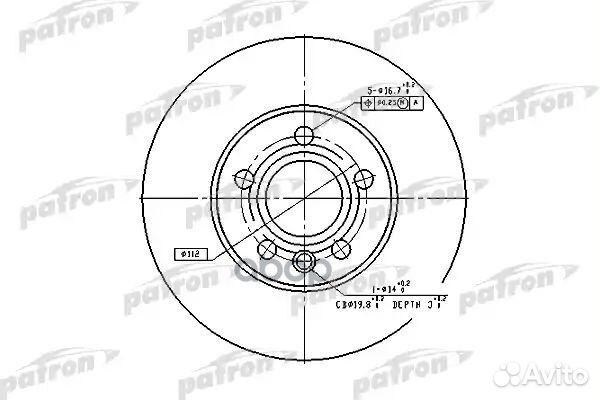 Диск тормозной передн ford: galaxy 95, seat: A