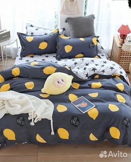 Семейный комплект сатин