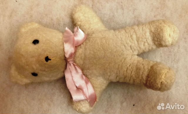 Мягкая игрушка СССР Белый мишка/медведь 30 см