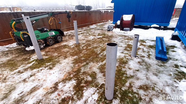 Винтовые сваи под ключ / Фундамент для лстк