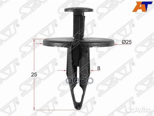 Клипса защиты бампера GM (1 шт.) ST-M10718 Sat