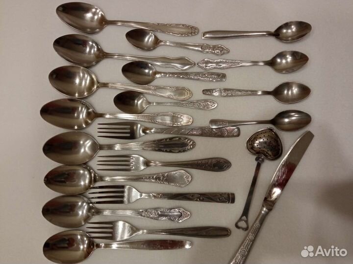 Столовые приборы ложки вилки СССР