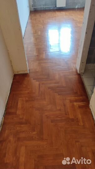 Шлифовка паркета, дощатых полов