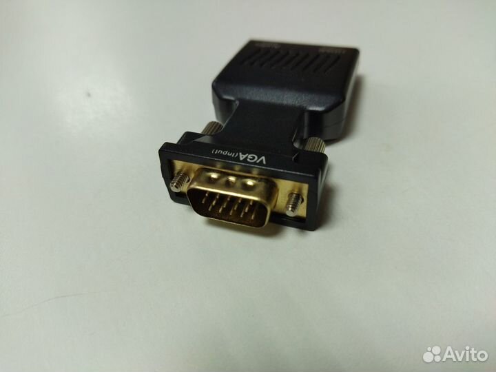 Видеоадаптер с VGA-hdmi (не путать с hdmi-VGA)