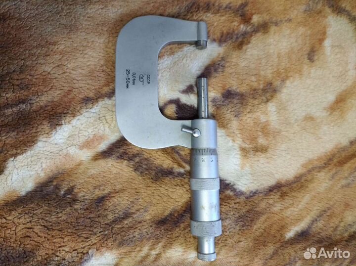 Микрометр 25-50 мм, пр-во СССР