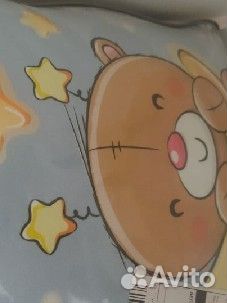 Новое постельное белье с бортиками в дет.кроватку