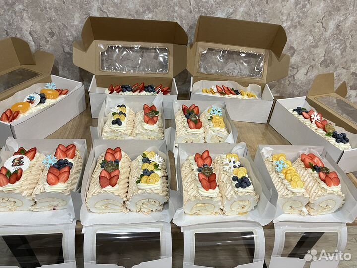 Меренговый рулет