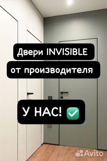 Скрытые двери invisible