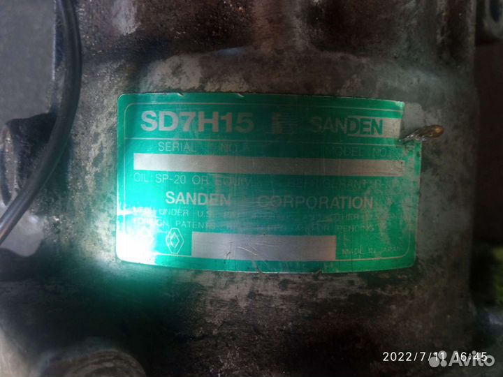 Компрессор кондиционера mitsubishi carisma