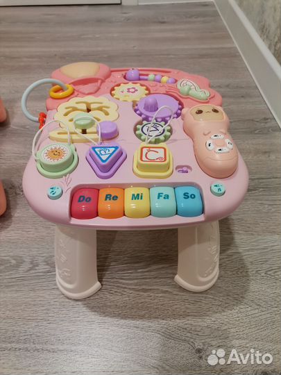 Каталка ходунки детские, толокар, Бизиборд