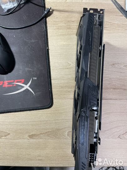 Видеокарта asus rog strix rx480