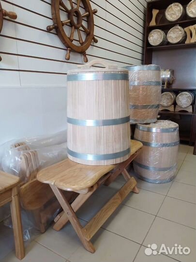 Кадка дубовая 50 литров для засолки