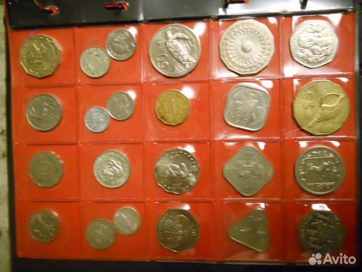 Монеты Англии и её колонии с елизаветой 2