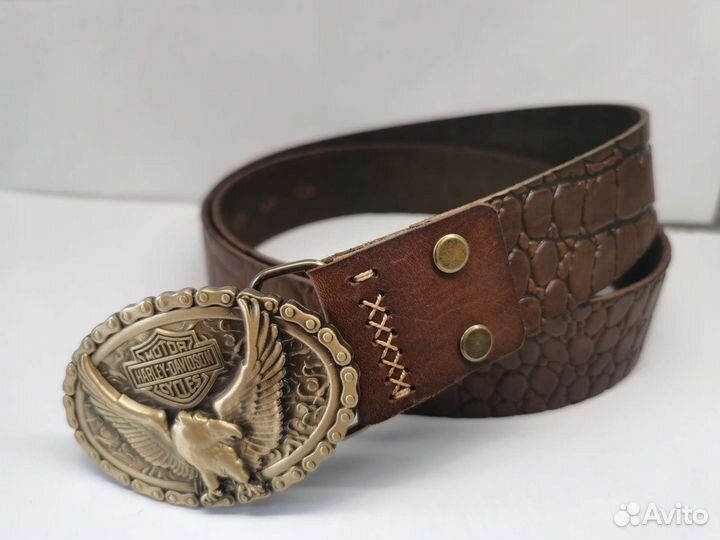 Ремень мужской ручной работы