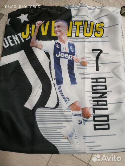 Набор шапка+сумка+вымпел для болельщиков Juventus