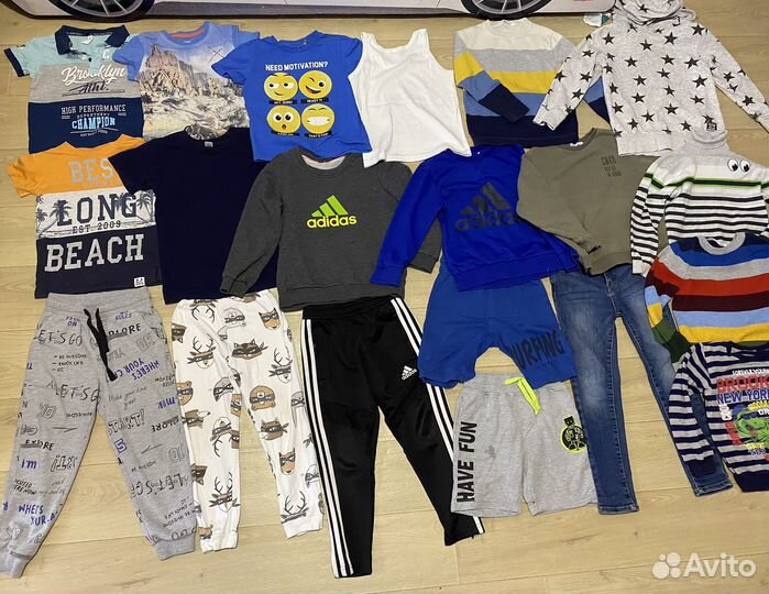 Фирменные вещи пакетом для мальчика 110-116