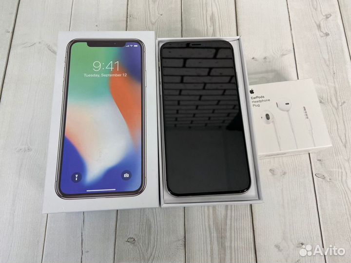 iPhone X 64 gb silver A1278
