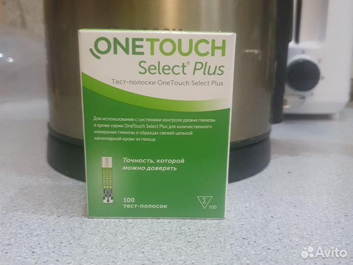 Тест полоски one touch select plus