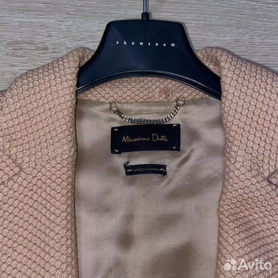 Пиджак Massimo dutti пудровый