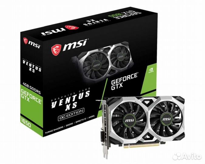 Видеокарта MSI GeForce GTX 1660 super ventus XS OC