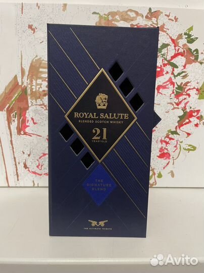 Коробка от виски чивас 21