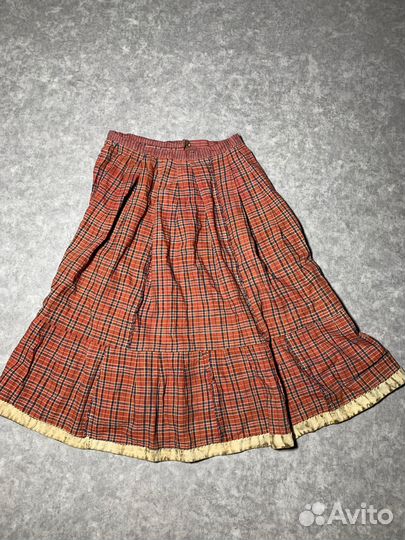 Юбка старинная домотканная