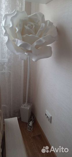 Светильник из изолона, торшер, лампа