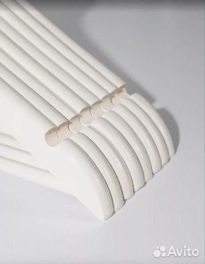 Вешалки плечики деревянные IKEA белые