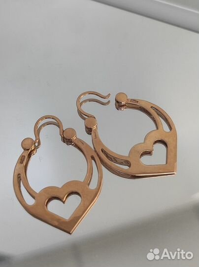 Золотые серьги СССР