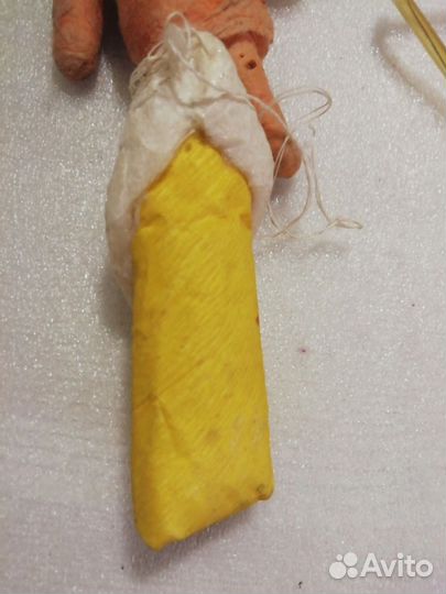 Ватная ёлочная игрушка СССР 40-50 ые года