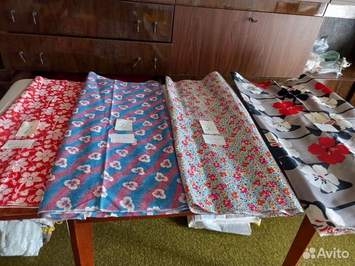 Ткани Новые натуральные,плотные, 100 х